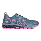 Zapatillas Asics Gel-quantum 180 Color Gris/rosa - Adulto 40 Ar