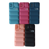 Fundas Puffer Acolchada Con Logo Para Moto G32 G13/g23/g53