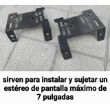 Base Frente Soportes Estereo 2 Din Versa V Drive 2020 A 2023