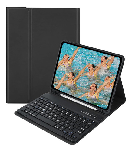 Funda Keyboard Bluetooth + Vidrio Para iPad 10th Gen 10,9' 