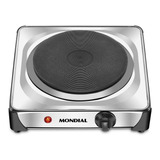 Fogão Elétrico De Mesa 1 Prato 1.000w Fast Cook Mondial 110v Cor Inox 220v