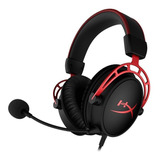 Headset Over-ear Gamer Hyperx Cloud Alpha Hx-hsca Black E Red