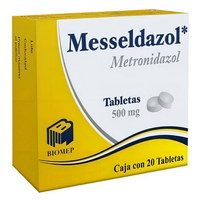 Messeldazol Tableta 500 Mg, 20 Tabletas | MercadoLibre