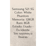 Celular Samsung S21 5g White Phantom