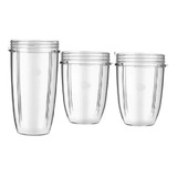 Paquete De 2 Vasos De 18 Oz Y 1 Vaso De 24 Oz Nutribullet  