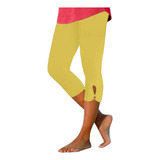 Pantalones Capris De Verano De Talle Alto Para Mujer I, Colo