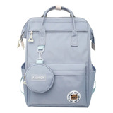 Mochila Bolso Impermeable Teddy Urbana Escolar Con Monedero