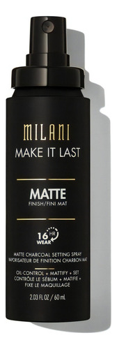 Milani Primer Make It Last Matte Charcoal Setting Spray Transparente