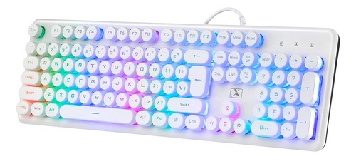 Teclado Para Juegos Estilo Maquina De Escribir Answk 104...