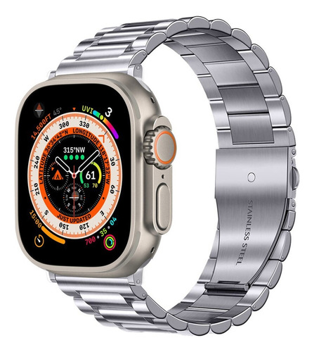 Correa De Acero Inoxidable Para Apple Watch Pulsera Mejorad