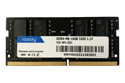 Memória Ram 16gb Ddr4 3200mhz Sodimm Ioway