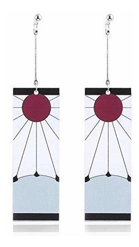 Demon Slayer Tanjiro Earrings Tanjirou Anime Cosplay Earring