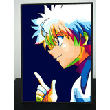 Cuadro Anime Hunter X Hunter X Killua X Idea 31x43 Madera