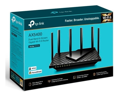 Router Tp-link  Gigabit Wifi 6 Dual Band Ax5400,