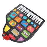 Teclado Musical Playmat, Alfombra Para Piano Eléctrico, Gran