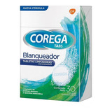 Tabletas Blanqueadoras Corega Para Prótesis Dental X 30 Unds