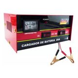 Cargador Bateria Amperimetro Auto Moto Cuatri 6v 12v 20 Ah