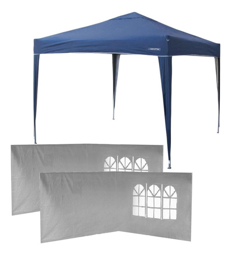 Gazebo Tenda Dobrável Trixx 3m X 3m + 4 Paredes Brancas Mor