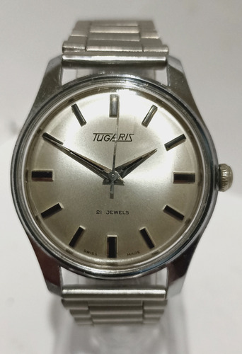 Fino Reloj Suizo Tugaris '60s Antíguo Vintage No Rolex