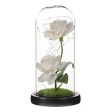 Flor Preservada De Cristal Eternal Love Rose Glass