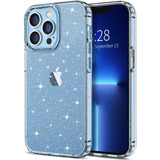 Funda Para iPhone 13 Pro Max 6.7 Pc Transparente Brillos