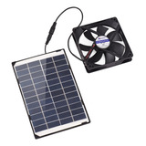 Ventilador Solar Mini 6w 12v Para Casas De Mascotas, Galline