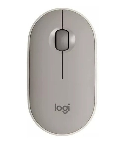 Mouse Logitech Bluetooth Usb M350 Pebble Almond Milk