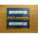 Memoria Ram Ddr3 Azul 4gb Sk Hynix Para Laptop