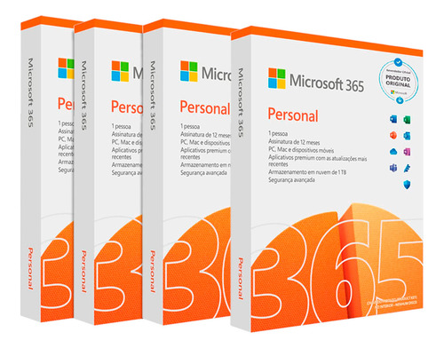 Microsoft Office 365 Personal Mac / Pc (box) Pague 3 Leve 4