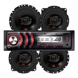 Estereo Crown Mustang + Parlantes Jbl Flex 6 + Flex 5 PuLG P