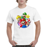 Camisas Para Hombre Blancas Mario Bros Diseños Increíbles 