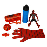 Juguete Acción Spiderman Guante+lanzador Telaraña 