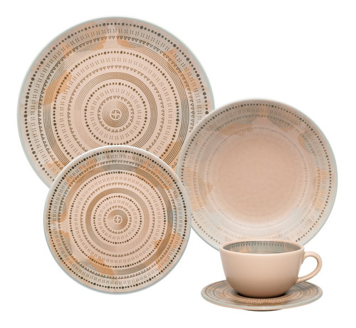 Set 30 Pzs Juego Vajilla Oxford Unni Ancestral Plato Taza 