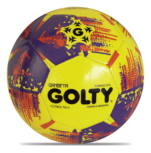 Balón Fútbol Golty Fundamentación Gambeta Niños No5-amarillo
