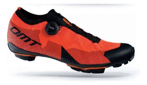 Zapatilla Ciclismo Mtb Dmt Km1 Naranja/negro