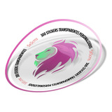 Stickers Vinil Transparente 5x5cm / Paquete 300 Etiquetas
