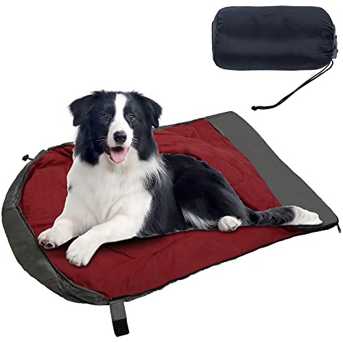 Saco De Dormir Para Perros Con Bolsa De Almacenamiento, Port