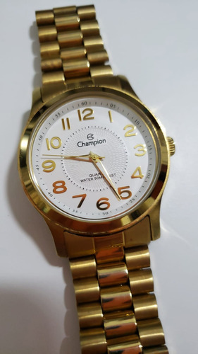 Relógio Feminino Champion Analógico Cn28848 - Dourado