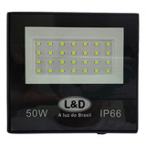 Refletor De Led 50w Luz Verde