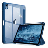 Funda Transparente Para iPad De Gen 10 (azul)