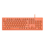 Ajazz Dks100 Quiet Keyboard, Douyu White Backlit Mechanical