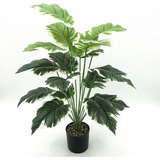 Planta Artificial Monstera + Maceta Gomero Tropic 70 Cm