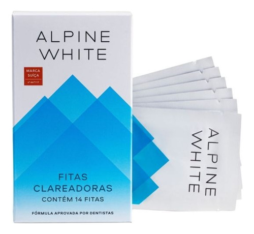 Fitas Clareadoras Dentais Alpine White Cobea 7 Pares