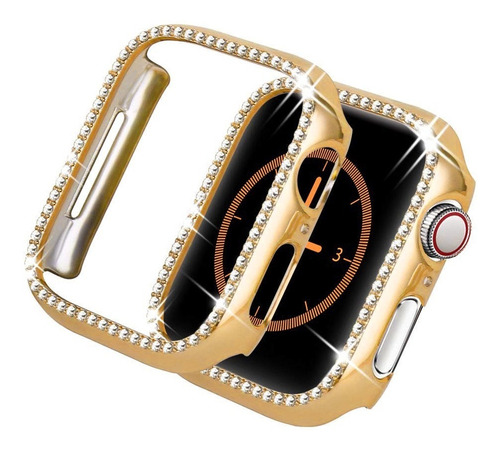 Case De Lujo Con Diamantes Fancy Para Apple Watch