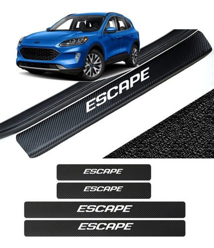 Sticker Protección De Estribos Puertas Ford Escape