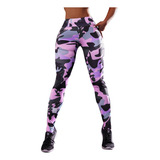 Leggings Yoga Stretch Yoga Fitness Running Gym Print Length