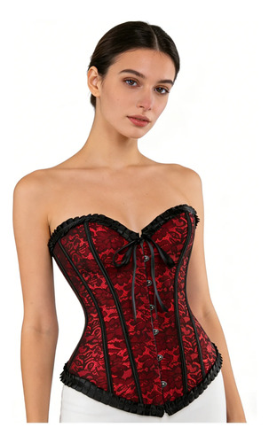 Corsé Tipo Corsé Sexy Para Mujer, Talla Grande