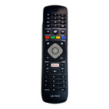 Controle Para Smart Tv Compatível Tv Philips Botão Netflix !