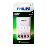 Carregador De Pilhas Philips Aa Aaa Recarregáveis Bivolt Led