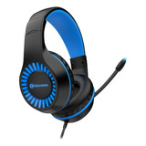 Headset Greatek Gamer Zeus P2 + Usb Com Led Azul